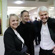 Veronika Jeníková s manželem a Liborem Hruškou